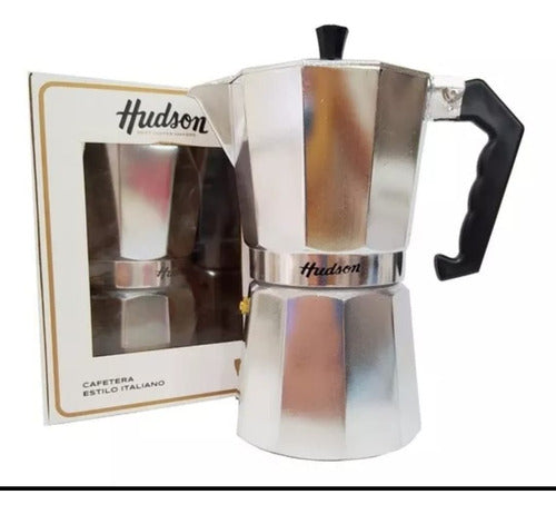 Hudson Cafetera Italiana 9 Pocillos Aluminio 2