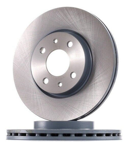 Fremax (2) Disc Brake Rotors for Fiat Idea Essence 1.6 0