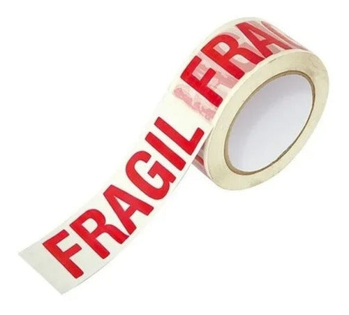 Generic Fragile Adhesive Packing Tape 48mm X 50m X 1u 0