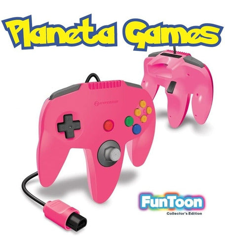 Nintendo 64 Joystick Hyperkin N64 Funtoon Pink - New 0