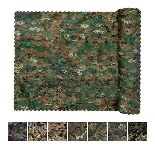 GRVCN Camouflage Netting for Camping Hunting Decor 1.5x3m Green Brown 0