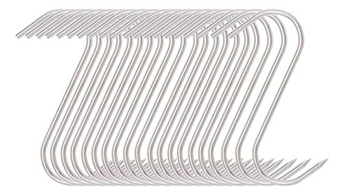 20 Ganchos De Carnicero De Acero Inoxidable De 5 Pulgadas, . 0