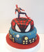 Pasteleria Prut Torta Decorada Infantil Hombre Araña Con Muñeco Avengers 7