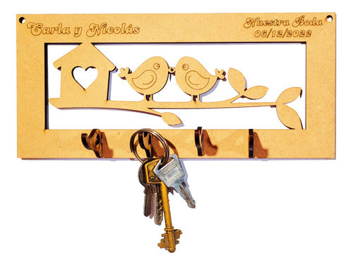 85 Personalized Key Holder Decorative Frames Souvenirs in Fibrofacil 0