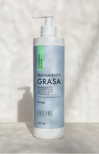 Shampoo Caída, Caspa, Grasa Tratamiento Exiline X 500 Ml. $$ 1