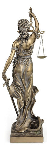 Veronese Design Bronze Lady Justice 18 Inches 2