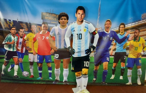 Gigantografia De Messi Topo Gigio 6