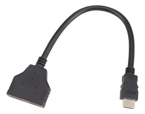 Elect+ Passive HDMI Splitter Cable 1 Male Input 2 Female Outputs 3