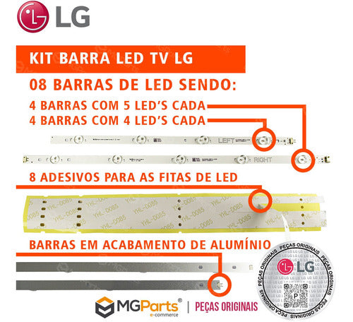 Kit Barra Led Tv LG Agf78840303 Agf78840301 Original 2