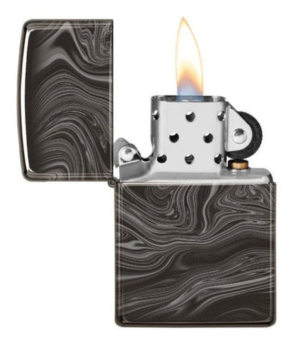 Encendedor Zippo Modelo 49812 Original Marble Pattern Design 1