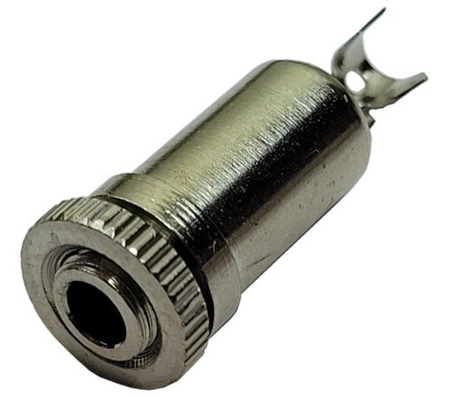 Metal Threaded Mono Female 3.5mm Miniplug Jack 0
