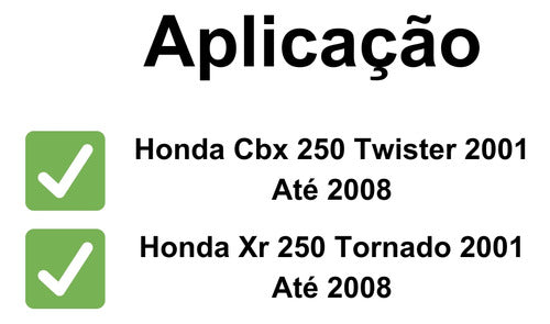 Rolamento Virabrequim Xr 250 Tornado 2001 Até 2008 Honda 1