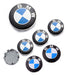 BMW Kit of 6 Emblems for Wheel Center, Hood and Trunk 0