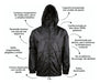 AbastoShop Online Unisex Waterproof Windbreaker Jacket with Foldable Pockets 1