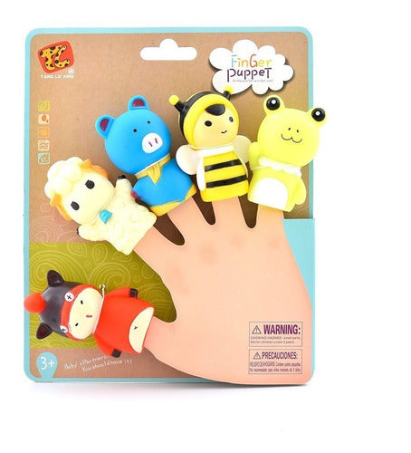 Ditoys Finger Puppets Set - Animal Finger Puppets for Babies 0