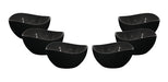 Conjunto Pote Bowl Sobremesa Cremeira 300ml Preto 6 Pcs 0