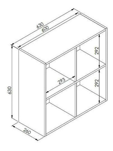 Delta Organizador Estante Nicho Estantería De Pared Aéreo Multiuso 7