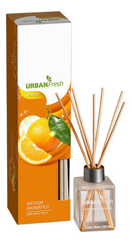 Urban Fresh Aromatic Diffuser Sticks Pack of 6 - Lemon, Coconut, Citrus 1