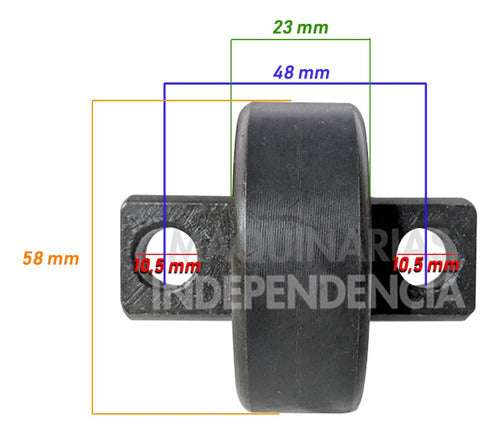 Heli CDD16 Stacker Side Bearing 48mm Distance 1