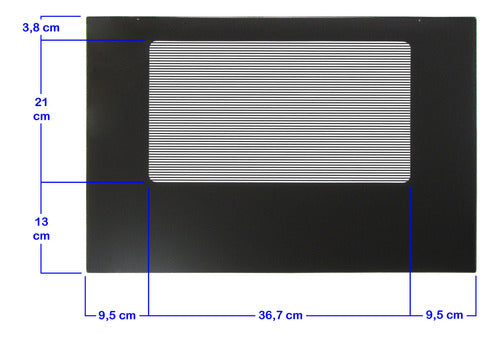 Longvie Oven Glass L600 57.7x37.8cm 2