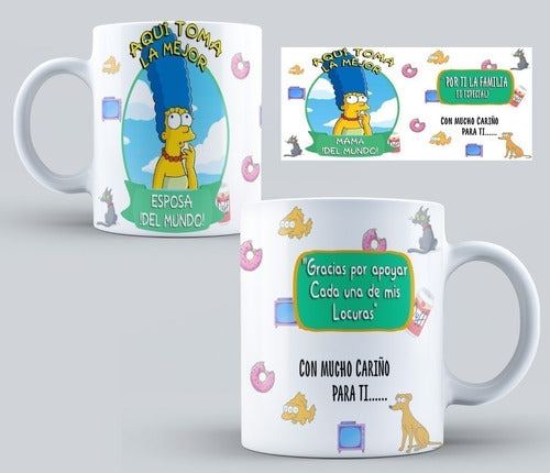 Simpsons Mug Design Templates Kit Sublimation M2 3