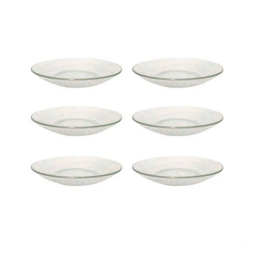 Durax Set 18 Plates Glass Durax Tableware Shallow Deep Dessert Offer 4