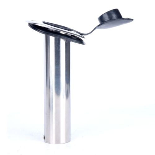 Amarine Stainless Steel Flush Mount Rod Holder 15 Degree 0