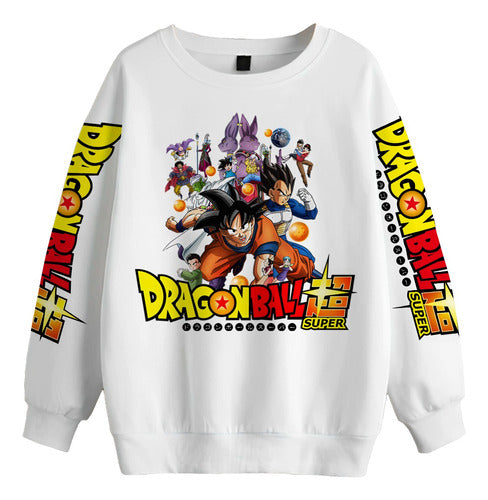 Animefan_ar Dragon Ball Round Neck Sweatshirt for Kids 0