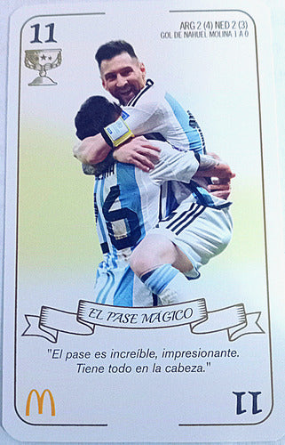 Panini McDonald's Messi Y Molina 11 Copas 0