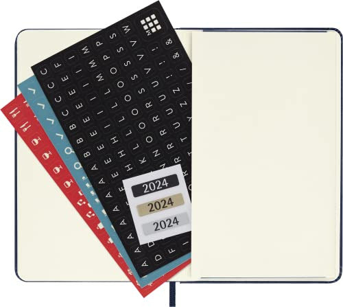 Moleskine 2024 Weekly Planner 12m Hard Cover Blue 5