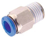 Straight Pneumatic Connector 1/4 - M 3/8 SPC3/8-02 0