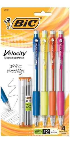 BIC Velocity Original Mechanical Pencils, Refillable (0.7 mm) - 24 Count 0