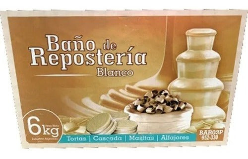 Alpino Chocolate 6kg Sticks Baño Reposteria Cascada Alfajor 4