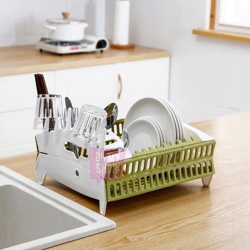 OMS Folding Drying Rack for Dishes and Utensils 3