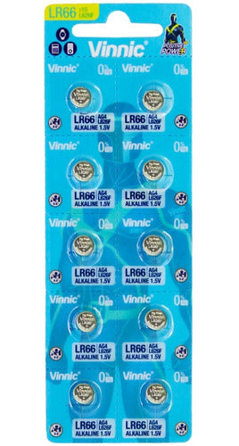 Vinnic 50 X LR66 AG4 L626F 377 Batteries 0