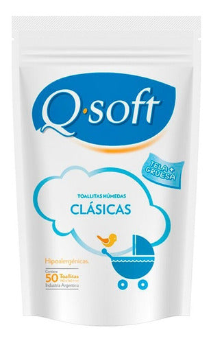 Toallitas Humedas Qsoft Clasicas 500 Un 1