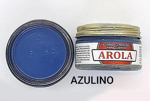 Crema Color Azulino Para Cueros Arola X 60 Cc 1