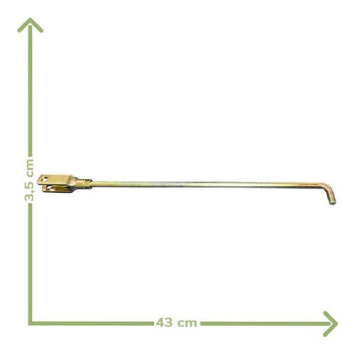 Tirante Pedal Embreagem Para Trator Massey 2800868 1