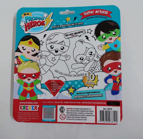 Kreker Super Artista Kit With 10 Elements - Be Your Own Hero 1