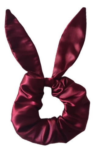 Pack of 3 Exclusive Premium Quality Bunny Ears Scrunchies 5