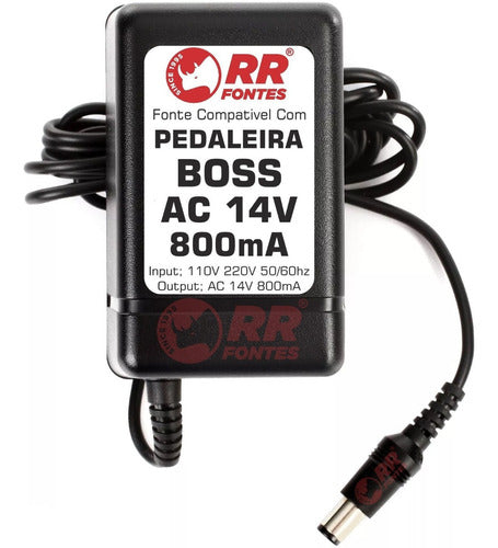 Fonte 14v 800ma Para Pedal Pedaleira Boss Gt6 Gt8 Gt-6  Gt-8 0