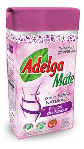 Adelga Mate Yerba Mate Frutos Del Bosque C/hierbas 500 G 0