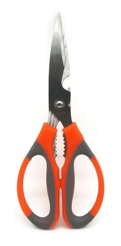 Multi-Function Kitchen Scissors with Ac/Inox - Chicken & Vegetables Cutter with Bottle Opener 11