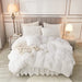 Annadaif Plush White Queen Bedding Set 0