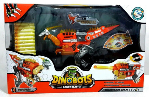 Dinobots Robot Blaster Rex Ditoys Transformable Casa Valente 0