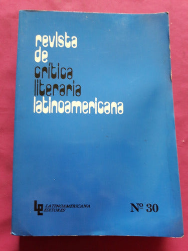 Revista De Critica Literaria Latinoamericana Nº 30 Año 1989 0