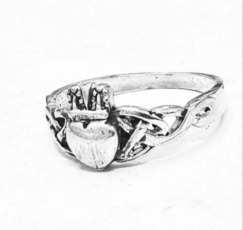 MyE Claddagh Celtic Knot Ring in Silver 3 Gr 0.6 Cm Art 1422 2