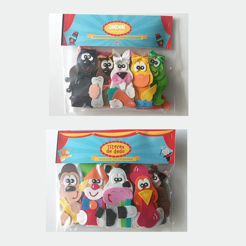 Din Don Animal Finger Puppets x 20 with Free Shipping 5