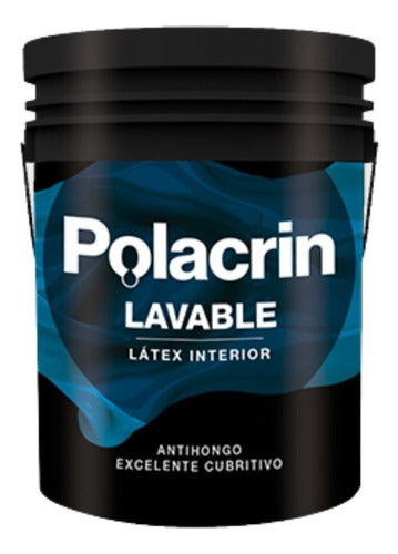 Polacrin Latex Interior Alta Gama 10 Lts Blanco Satinado 0