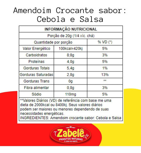 Pacote De Amendoim Cebola E Salsa 3kg - Com Nutrientes 1